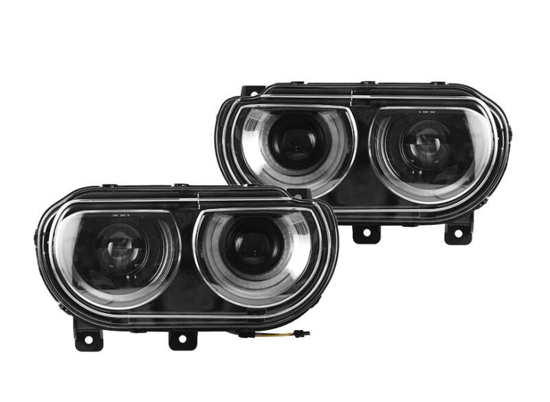 OE Style LED Projector Headlights - Set (CHALLENGER 08-14)