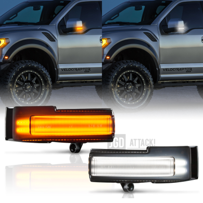 LED Mirror Sequential Turn Signal with DRL (F150 15-18)