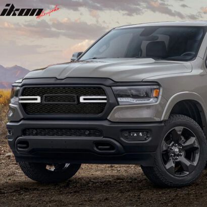 LED Upper Grille With Sequential Turn Signal - Matte Black (RAM 1500 19-23)