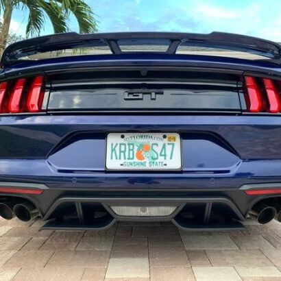 Rear Valance Aero Foil Kit (MUSTANG 18-21 GT, 19-21 Ecoboost w/ Active Exhaust)