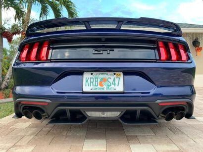 Rear Valance Aero Foil Kit (MUSTANG 18-23 GT, 19-23 Ecoboost w/ Active Exhaust)