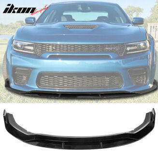 V2 IKON Wide Body Front Lip - Gloss Black (CHARGER 20-22 Wide Body)