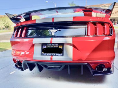 Hennessey Style Rear Diffuser (MUSTANG 15-17 BASE)