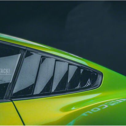 Skrzela Na Szyby Boczne - Czarny Połysk (MUSTANG 15-21 Fastback)