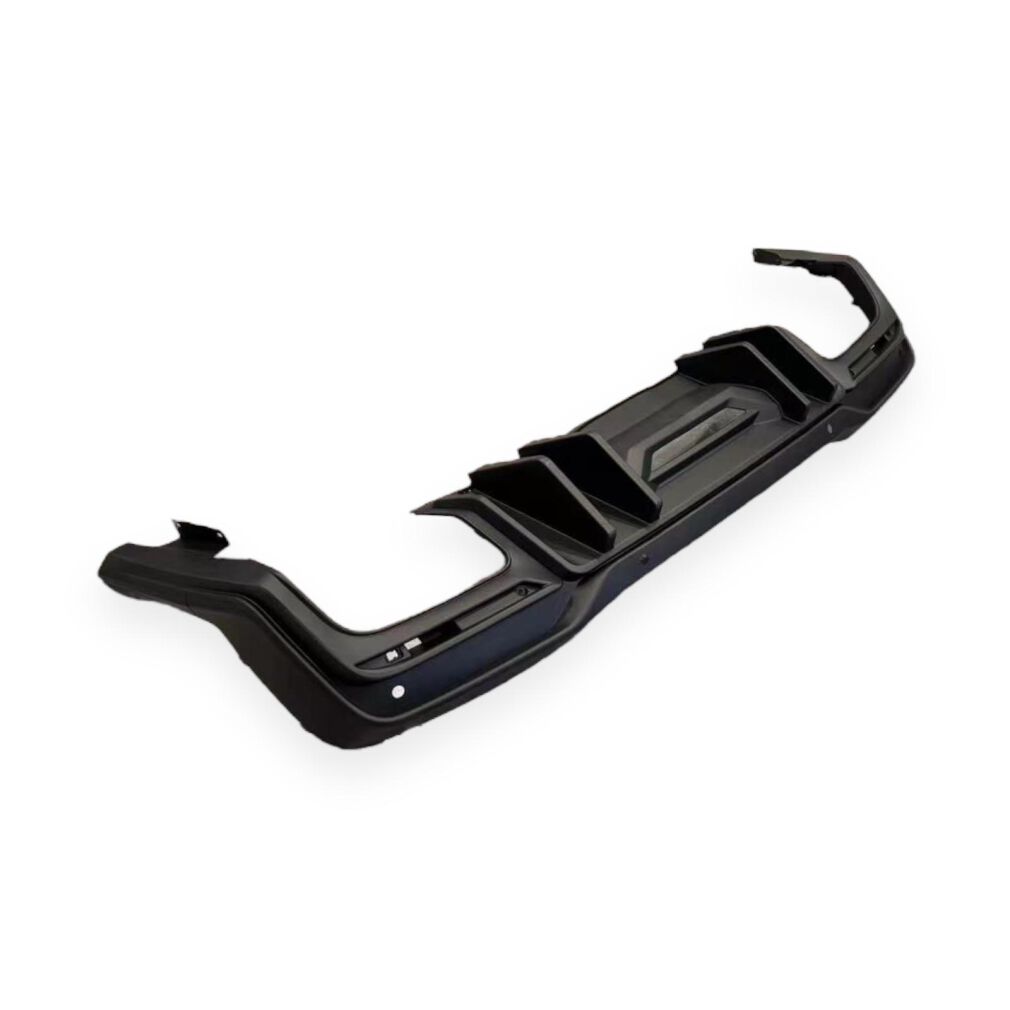 Rear Diffuser With Fins - Matte Black (MUSTANG 24-25)