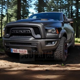 Upper Grille – Matte Black (RAM 1500 REBEL 13-18) - 2