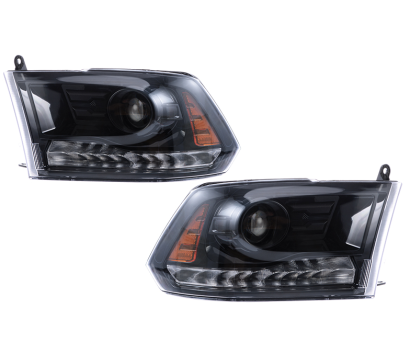 OE Style Full LED Projector Headlights - Set (RAM 09-18)