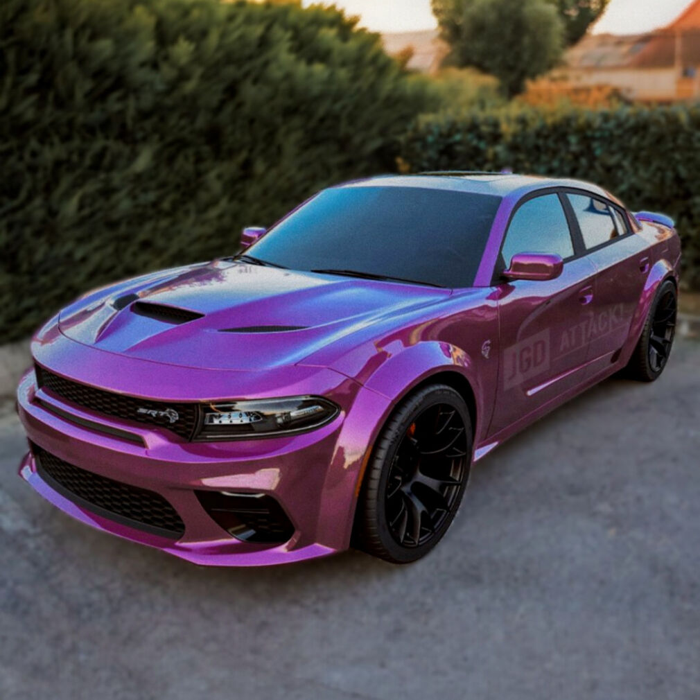 Body Kit - Hellcat 2020+ Style - Front & Rear Bumper, Wide Body, Diffuser, Side Skirts (CHARGER 15-23)