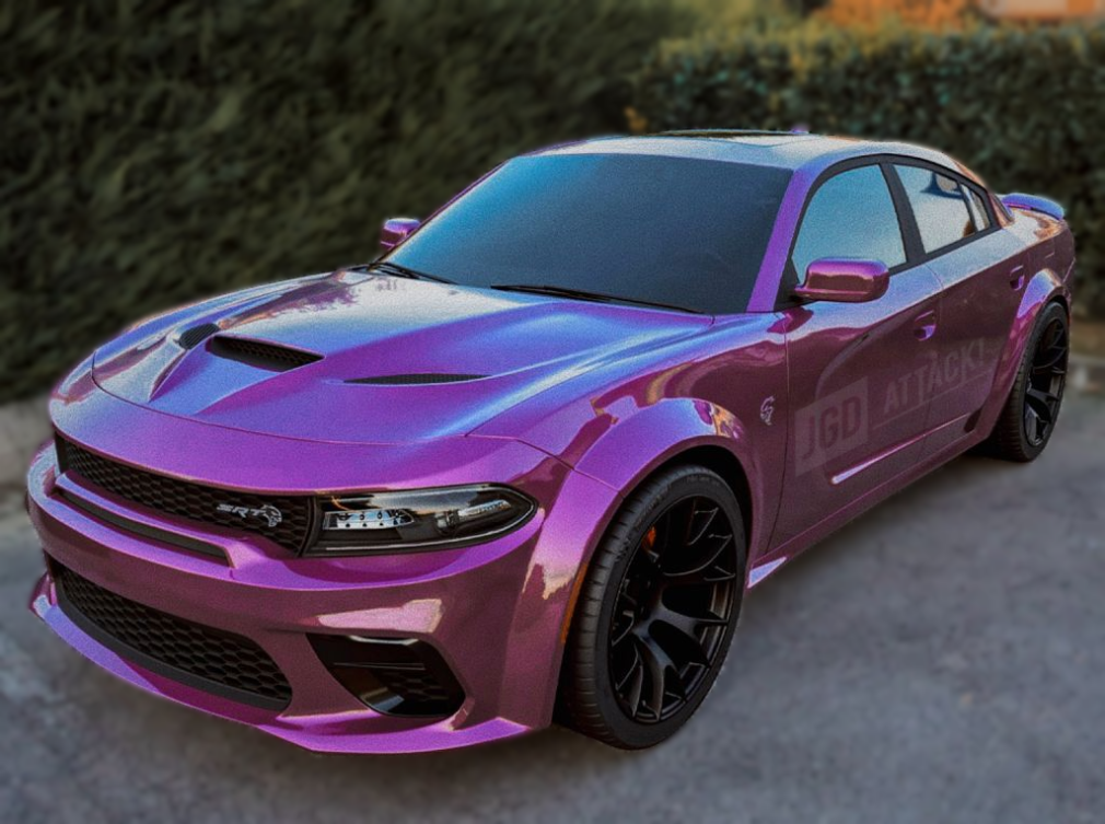 Body Kit HELLCAT 2020 Styl - Zderzak Przedni i Tylny, Wide Body, Dyfuzor, Progi (CHARGER 15-22)