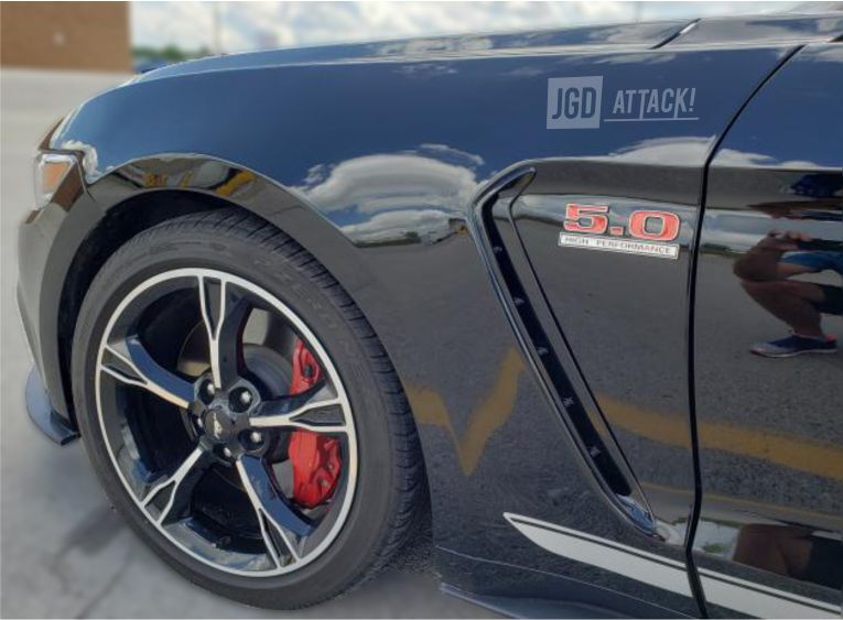 Błotniki GT350 Styl (2szt.) - Aluminiowe (MUSTANG 15-17 GT, EcoBoost, V6)