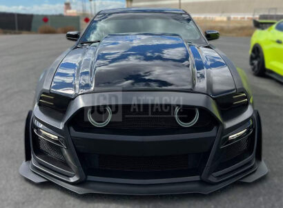 MP Style Front Bumper + Turn Signals LED/DRL (MUSTANG 13-14)