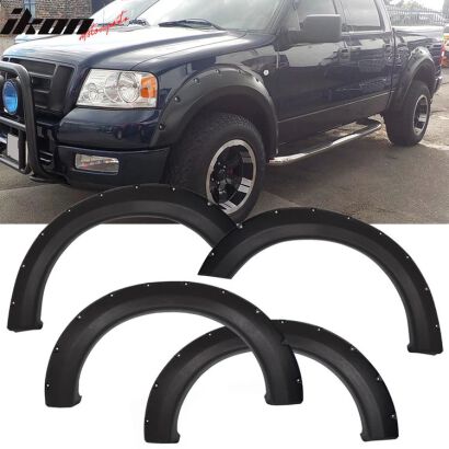 Pocket Rivet Style Fender Flares - Textured (F150 04-08)