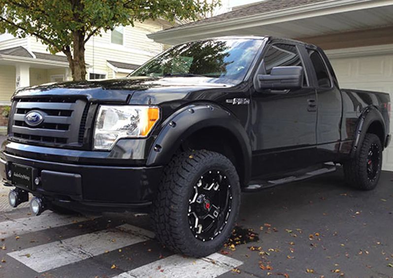 Fender Flares - Pocket Rivet Style (F150 09-14)