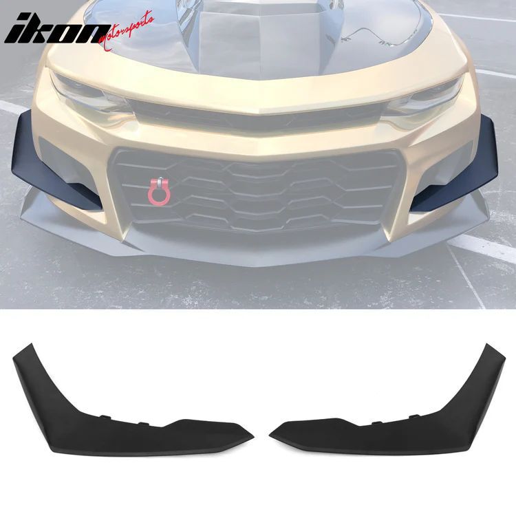 Canards for the ZL1/1LE Style IKON Front Bumper (CAMARO 16-23)