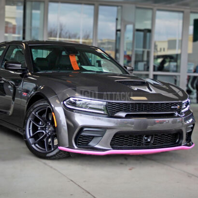 Front Bumper Lip Splitter Guard – Pink (CHARGER 20-23 Wide Body)