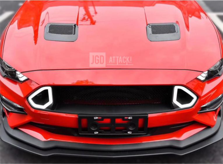 LED Upper Grille - RTR style (MUSTANG 18-23 Ecoboost, GT)