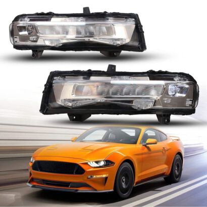 Kierunkowskazy LED/DRL + Halogen - Zestaw (MUSTANG 18-23)