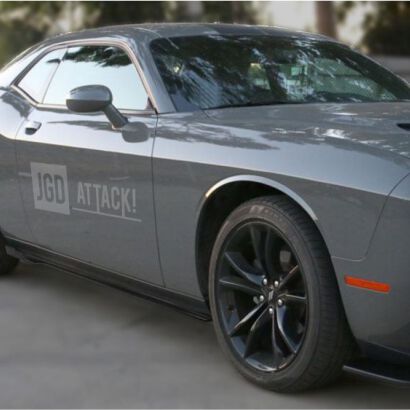 Side Skirts - Matte Black (CHALLENGER 15-23)