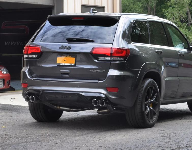 Rear Diffuser – Matte Black – Quad Tips (GRAND CHEROKEE 14-21 SRT)