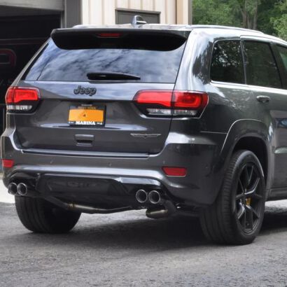 Rear Diffuser – Matte Black – Quad Tips (GRAND CHEROKEE 14-21 SRT)