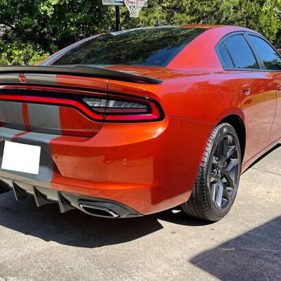 V2 IK Style Rear Bumper Lower Diffuser (CHARGER 15-21 SXT)