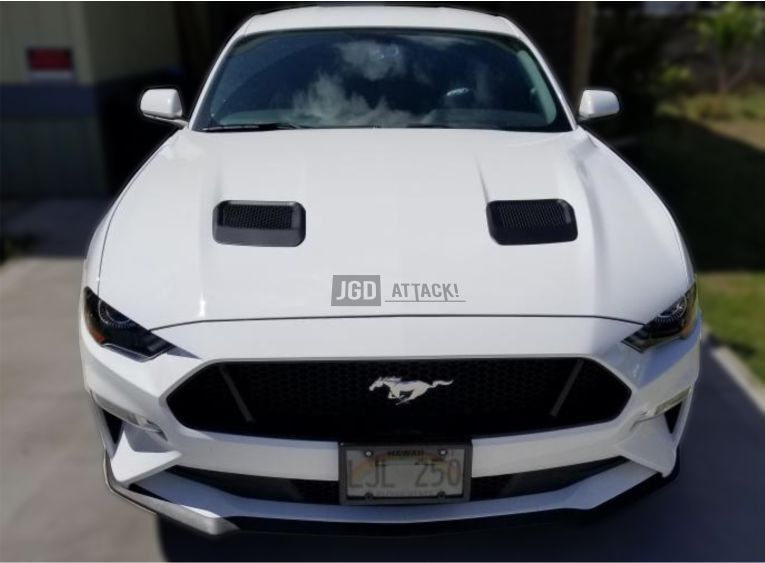 Hood Vents - Matte Black (MUSTANG 18-23 Ecoboost, GT)