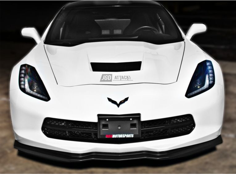 Chin Spoiler/Splitter Zderzaka - Stingray Styl (CORVETTE 14-19 C7)