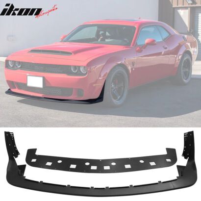 WIDEBODY Front Bumper Lip + Spacer Plate - OE Style (CHALLENGER 15-23 WIDEBODY)