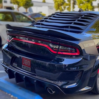 ROCK Style Trunk Spoiler Carbon Print (CHARGER 15-21 all)