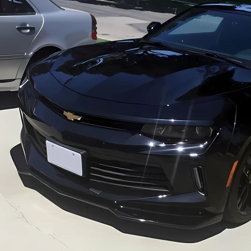 Chin Spoiler - Dokładka Zderzaka - ZL1 Styl - Czarny Połysk (CAMARO 16-18 LT/RS)