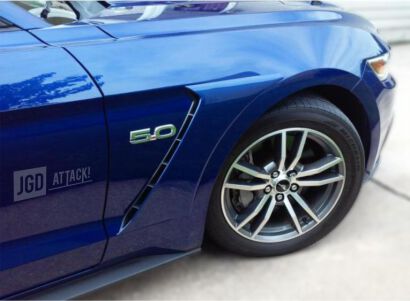 Front Fender Scoops - GT350 Style (MUSTANG 15-23 Ecoboost, V6, GT)