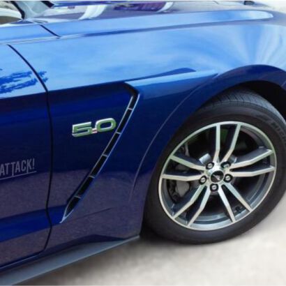 Front Fender Scoops - GT350 Style (MUSTANG 15-23 Ecoboost, V6, GT)