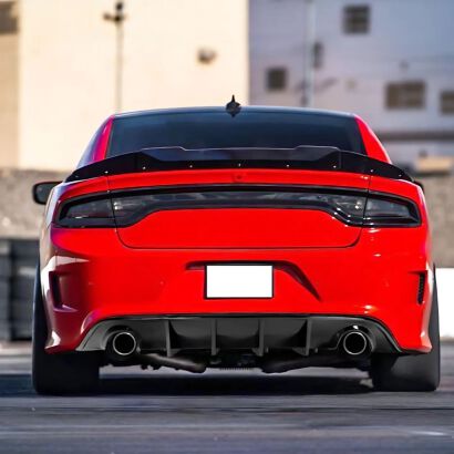 SRT OE Style Rear Bumper Lower Diffuser - Gloss Black (CHARGER 15-23 SRT)