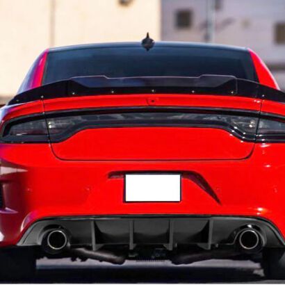 SRT OE Style Rear Bumper Lower Diffuser - Gloss Black (CHARGER 15-23 SRT)