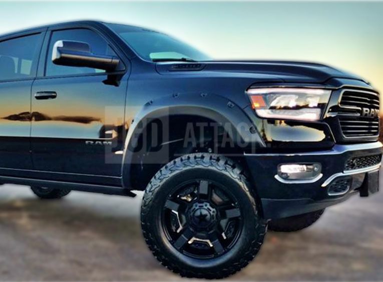 Fender Flares - Pocket Rivet Style (RAM 1500 19-23)