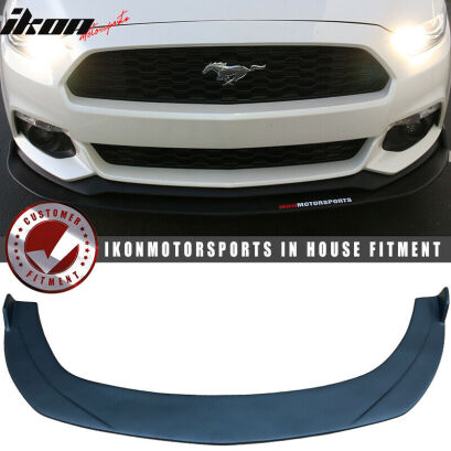 Chin Spoiler - Front Bumper Lip - FLAT (MUSTANG 15-17)