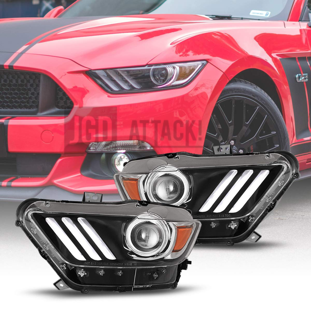 D3S Headlights with Approval - Set (MUSTANG 15 - JGD ATTACK!