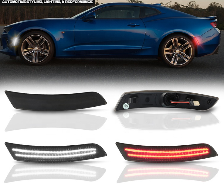 Dual LED Front & Rear Bumper Side Markers (CAMARO 16-21)