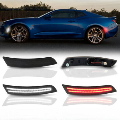 Dual LED Front & Rear Bumper Side Markers (CAMARO 16-23)