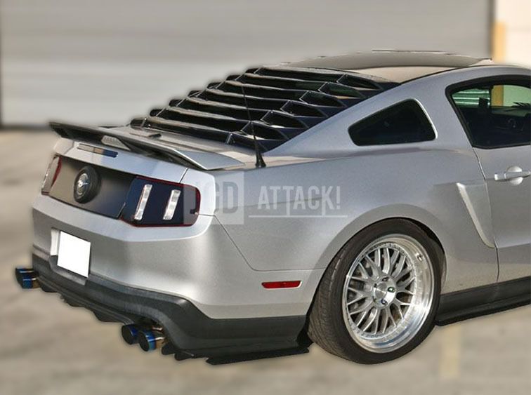 Mustang gt window deals louvers