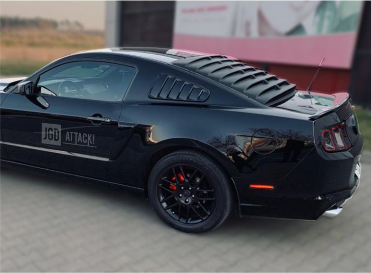 Rear Window Louver - Matte Black - SpeedForm (MUSTANG 05-14 Coupe)