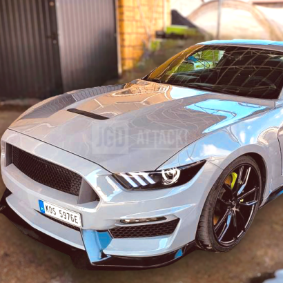 Maska Aluminiowa - GT350 Styl - Niepomalowana (MUSTANG 15-17 GT, EcoBoost, V6)