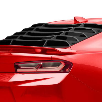 Rear Window Louvers - Matte Black (CAMARO 16-23 Coupe)