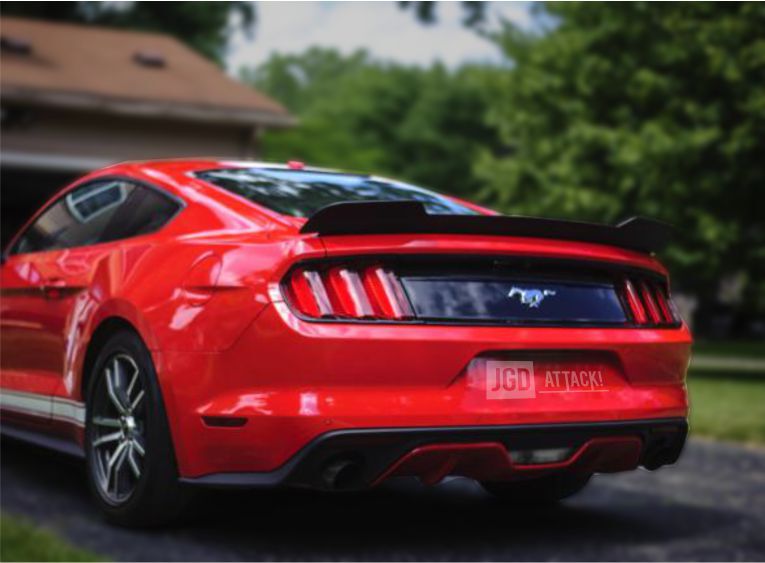 Rear Spoiler - NASCAR Blade - Matte Black (MUSTANG 15-23 all)