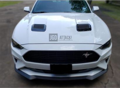 Hood Vents - Gloss Black (MUSTANG 18-23 GT, EcoBoost)