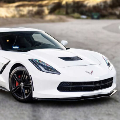 Chin Spoiler/Splitter - STAGE2 OE Style - Matte Black (CORVETTE 14-19 C7)