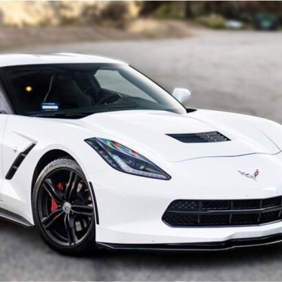 Chin Spoiler/Splitter - STAGE2 OE Style - Matte Black (CORVETTE 14-19 C7)