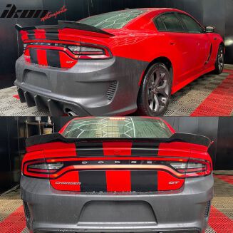 JGD ATTACK! - Add-On Trunk Spoiler - Gloss Black (CHARGER 15-21 SRT)