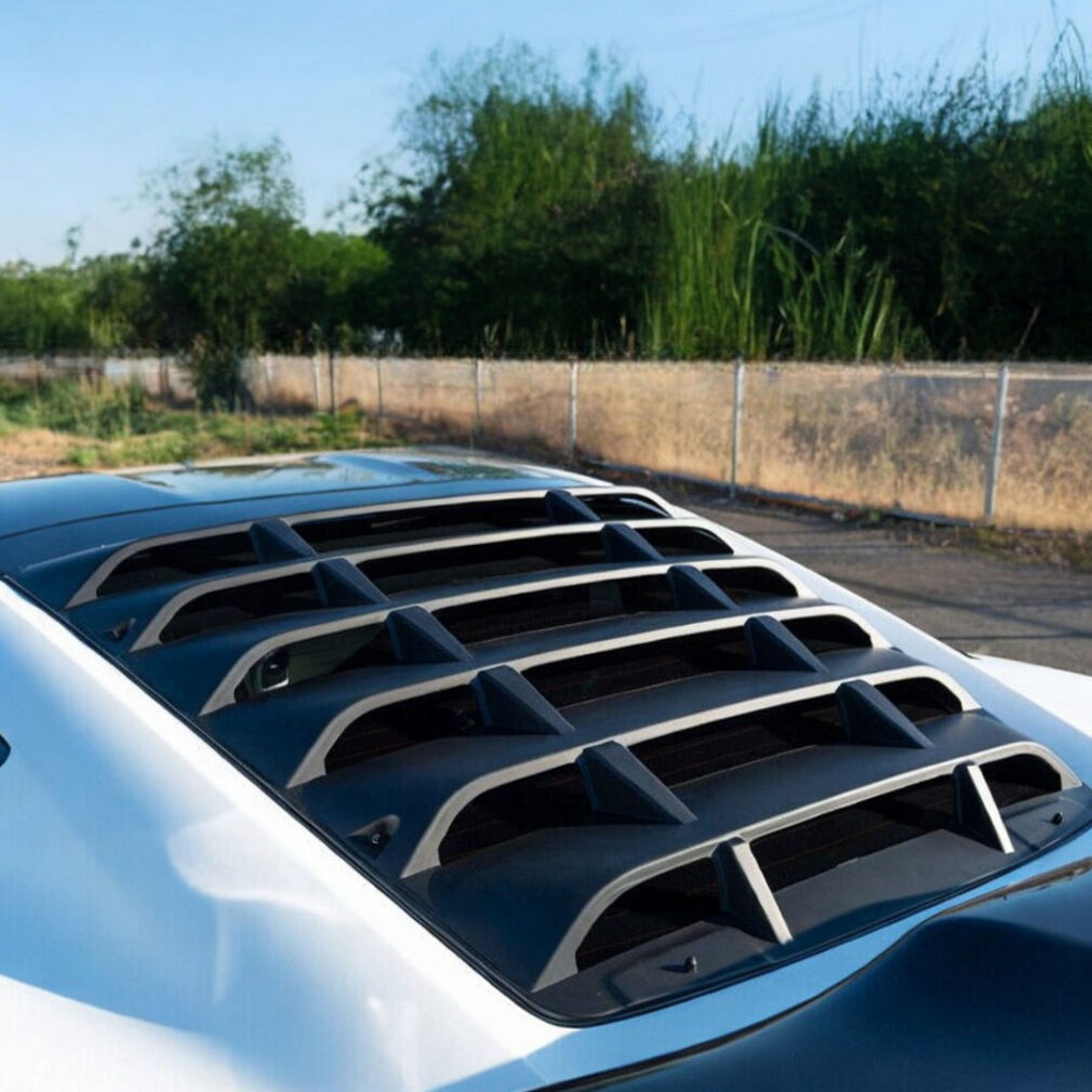 Rear Window Louvers - Matte Black (CORVETTE C7 14-19)