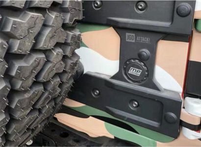 Tailgate Reinforcement and Oversize Spare Tire Carrier - Mounting Bracket Kit (WRANGLER 18-23 JL)